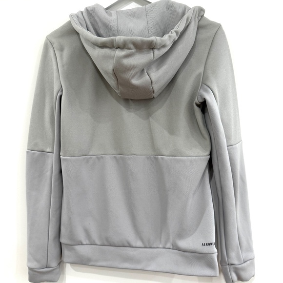 Adidas LA Kings Hockey NHL Grey Zipper Hoodie Sweatshirt Pockets Mens Small - Picture 2 of 5